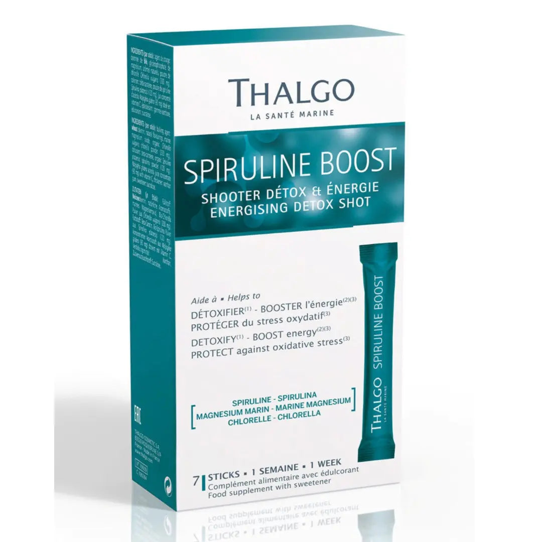Енергетичний детокс-напій зі спіруліною Energising Detox Shot Spiruline Boost · Thalgo