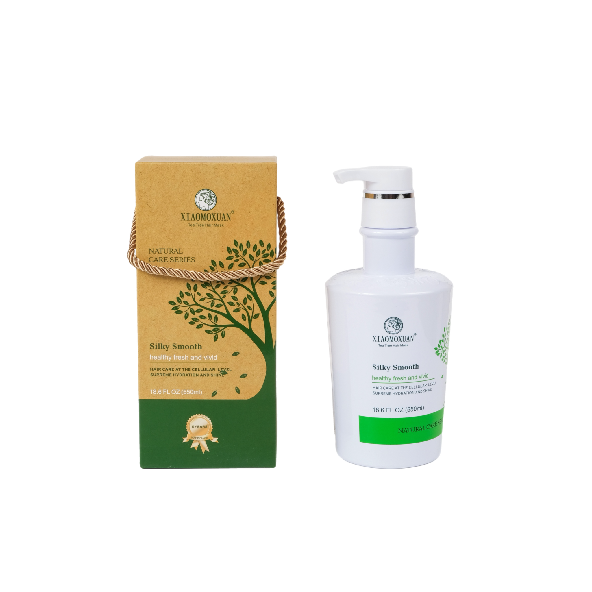 Маска для волосся з чайним деревом Xiaomoxuan Tea Tree Hair Mask (550 мл) · Xiaomoxuan