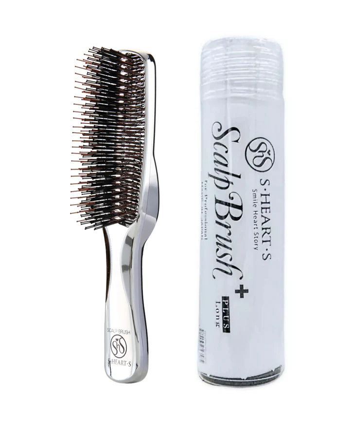 Масажна щітка для шкіри голови Scalp Brush World Pro Plus Long · S-HEART-S