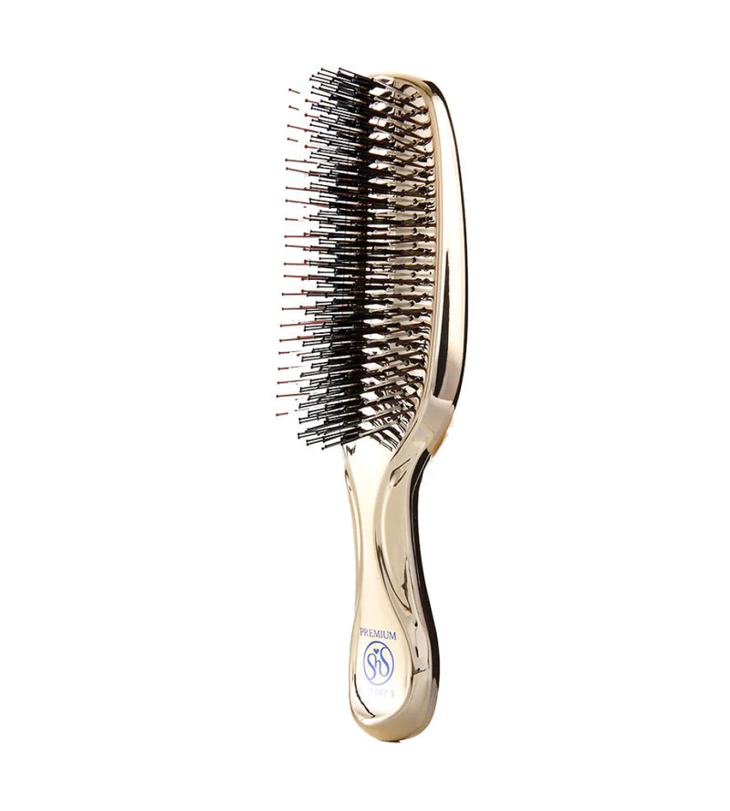 Масажна щітка для шкіри голови Scalp Brush World Model Long Gold · S-HEART-S