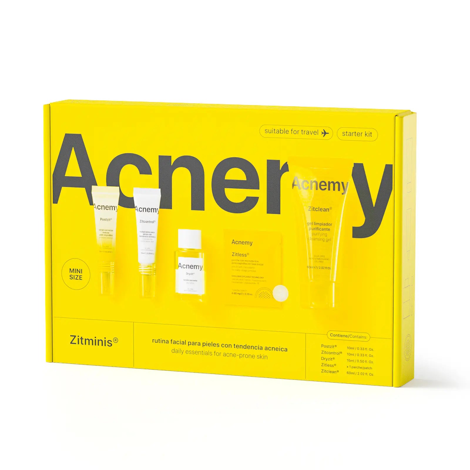 Набір мініатюр проти акне Zitminis · Acnemy