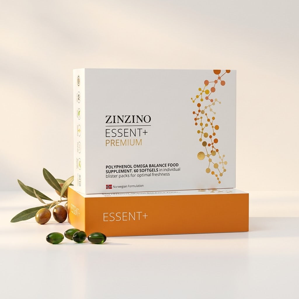 Омега-3 з поліфенолами та вітаміном D3 Essent + Premium Zinzino 60 м'яких капсул