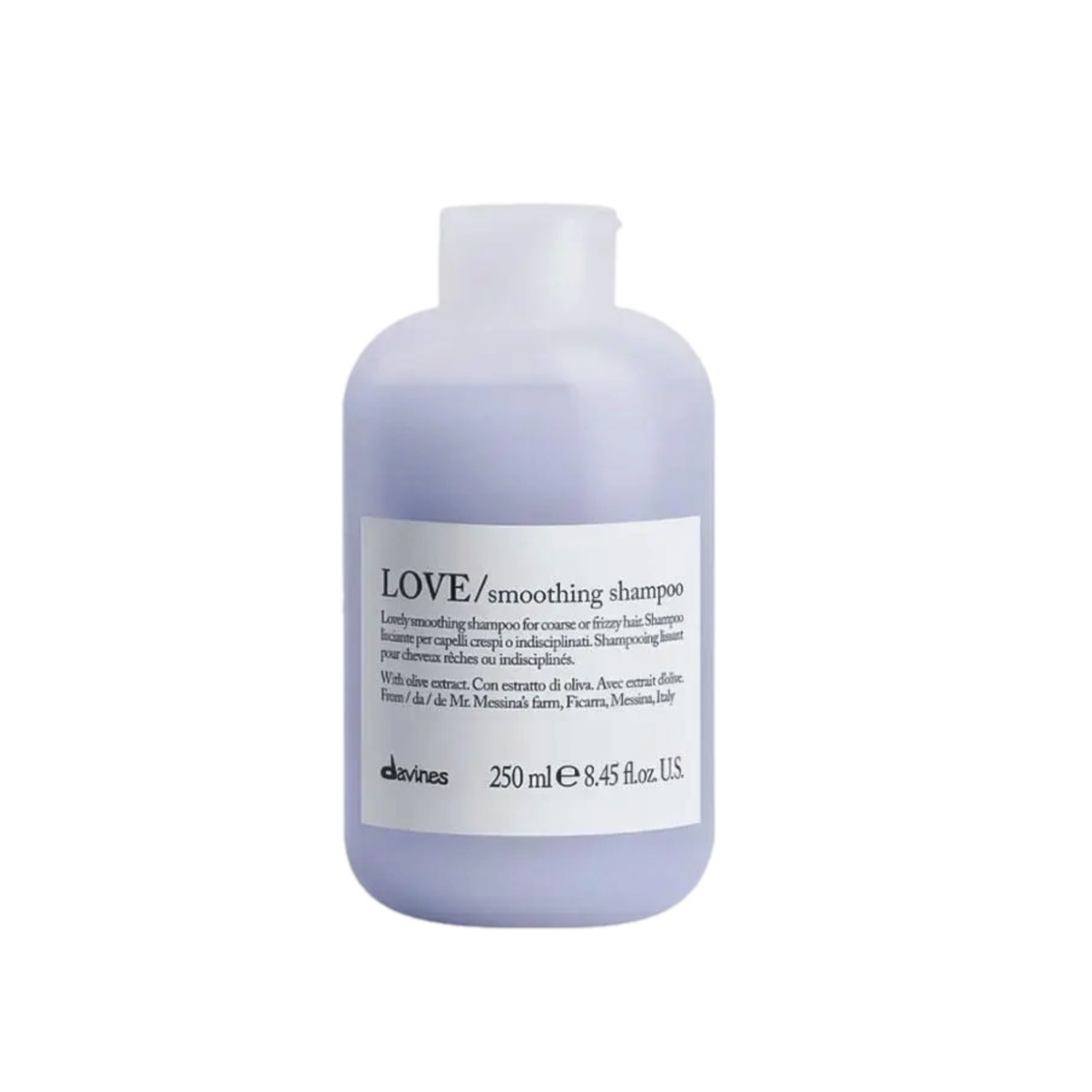 Шампунь для розгладження неслухняного та хвилястого волосся LOVE Smoothing Shampoo · Davines