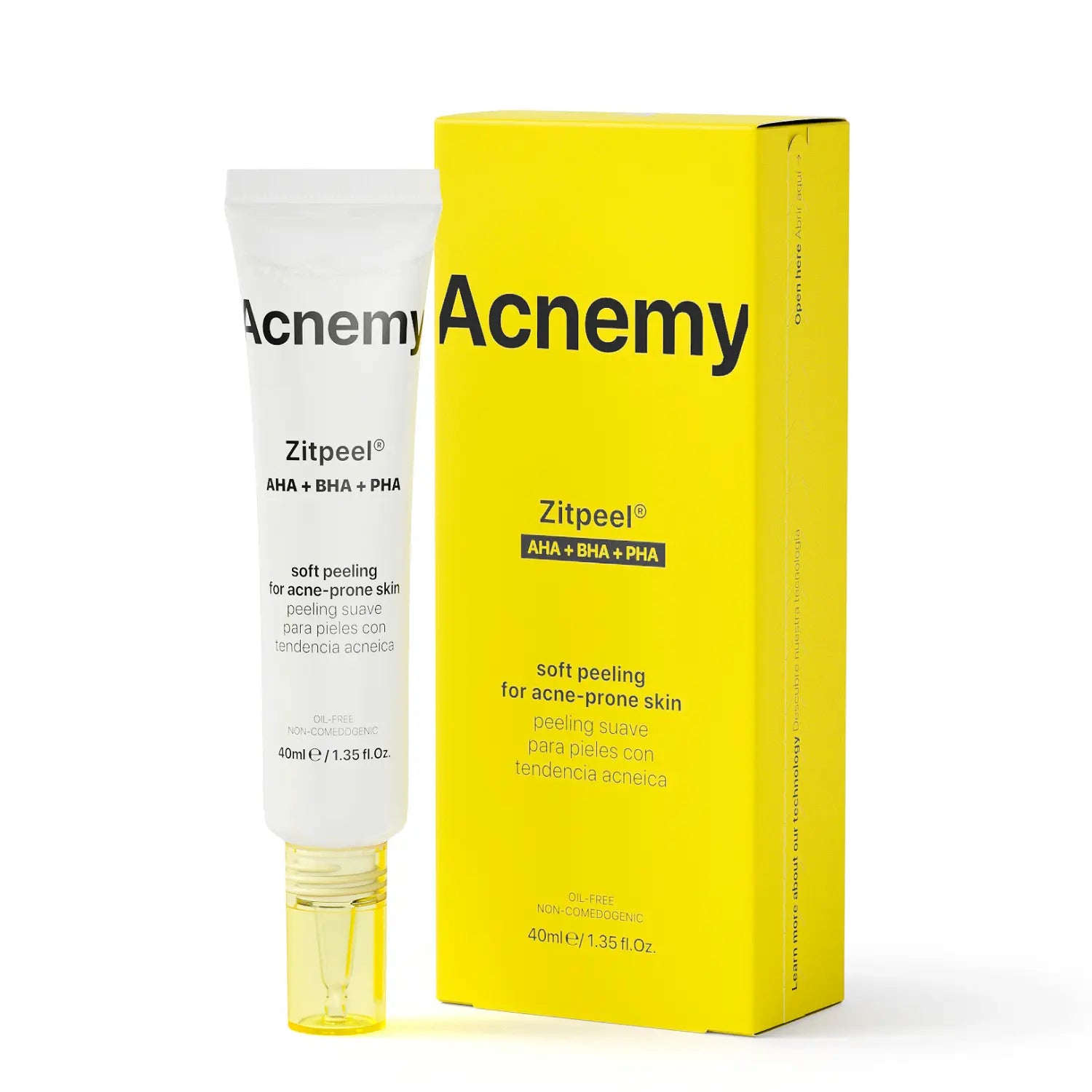 Ніжний пілінг для шкіри, схильної до акне Zitpeel · Acnemy