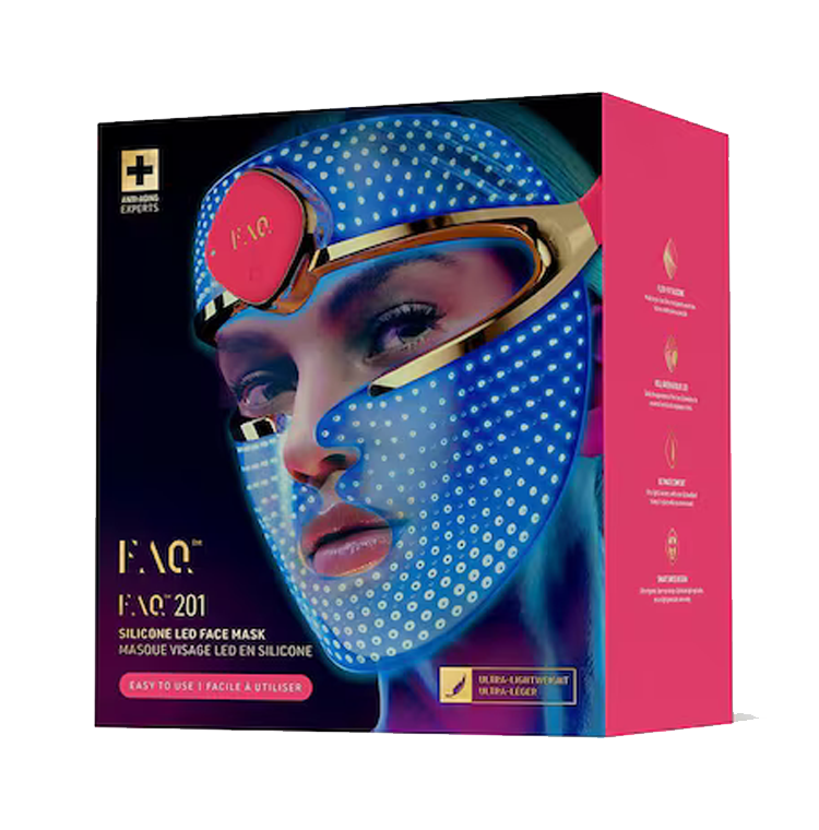 Силіконова LED-маска для обличчя FAQ™ 201 Silicone LED Face Mask · FOREO