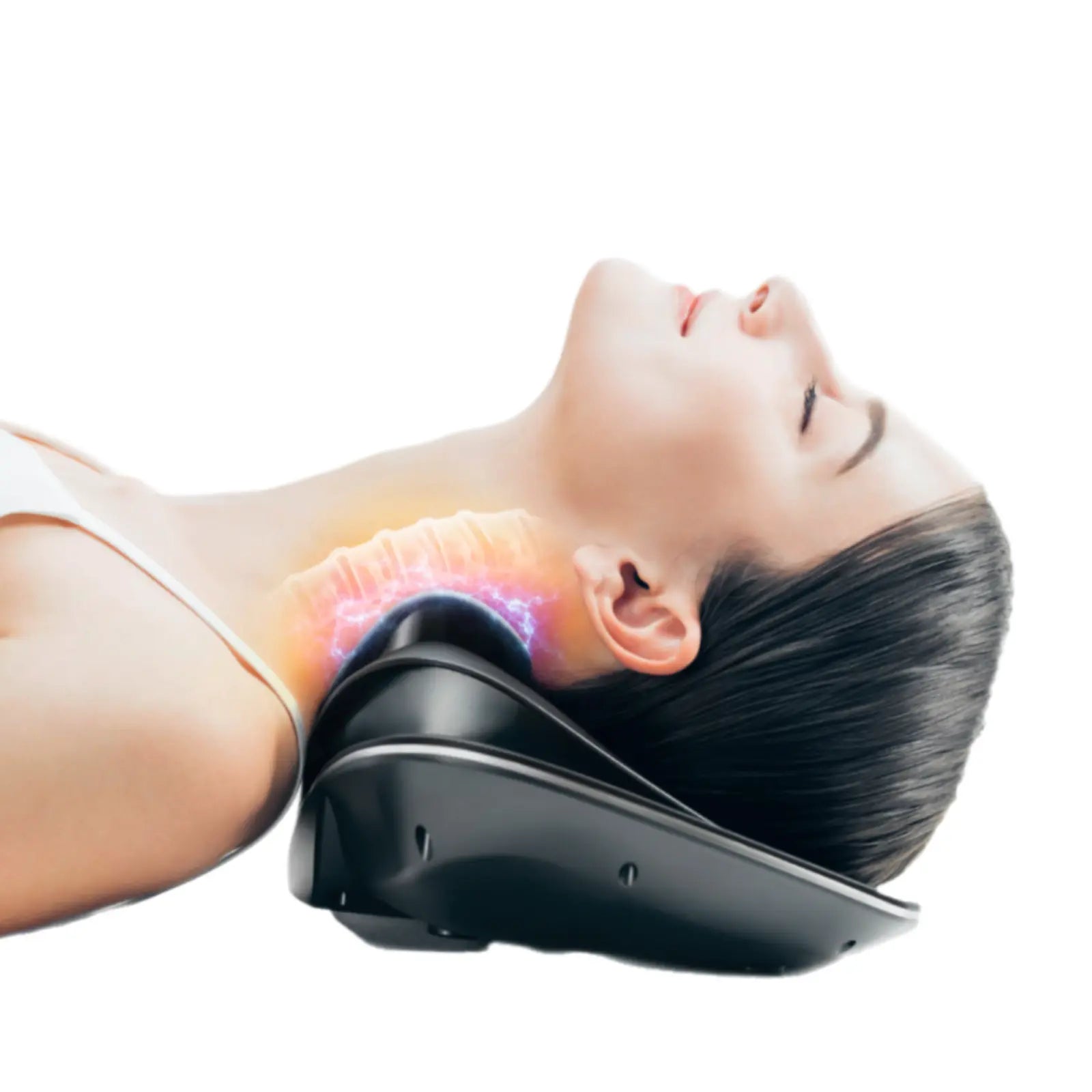 [ちよ]MYTREX MEDI neck EMS Neck Traction Device with Adjustable Heat for Neck Pain Relief