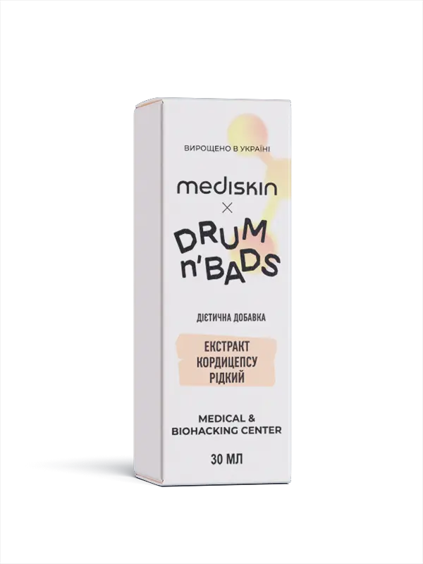 Рідкий екстракт кордицепсу Cordyceps Extract · Mediskin x Drum’n’Bads