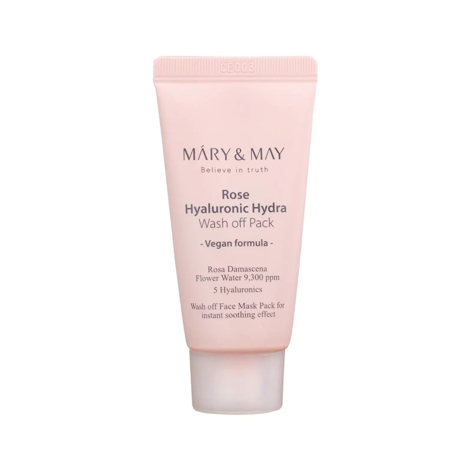Глиняна маска з гіалуроновою кислотою Rose Hyaluronic · Mary & May