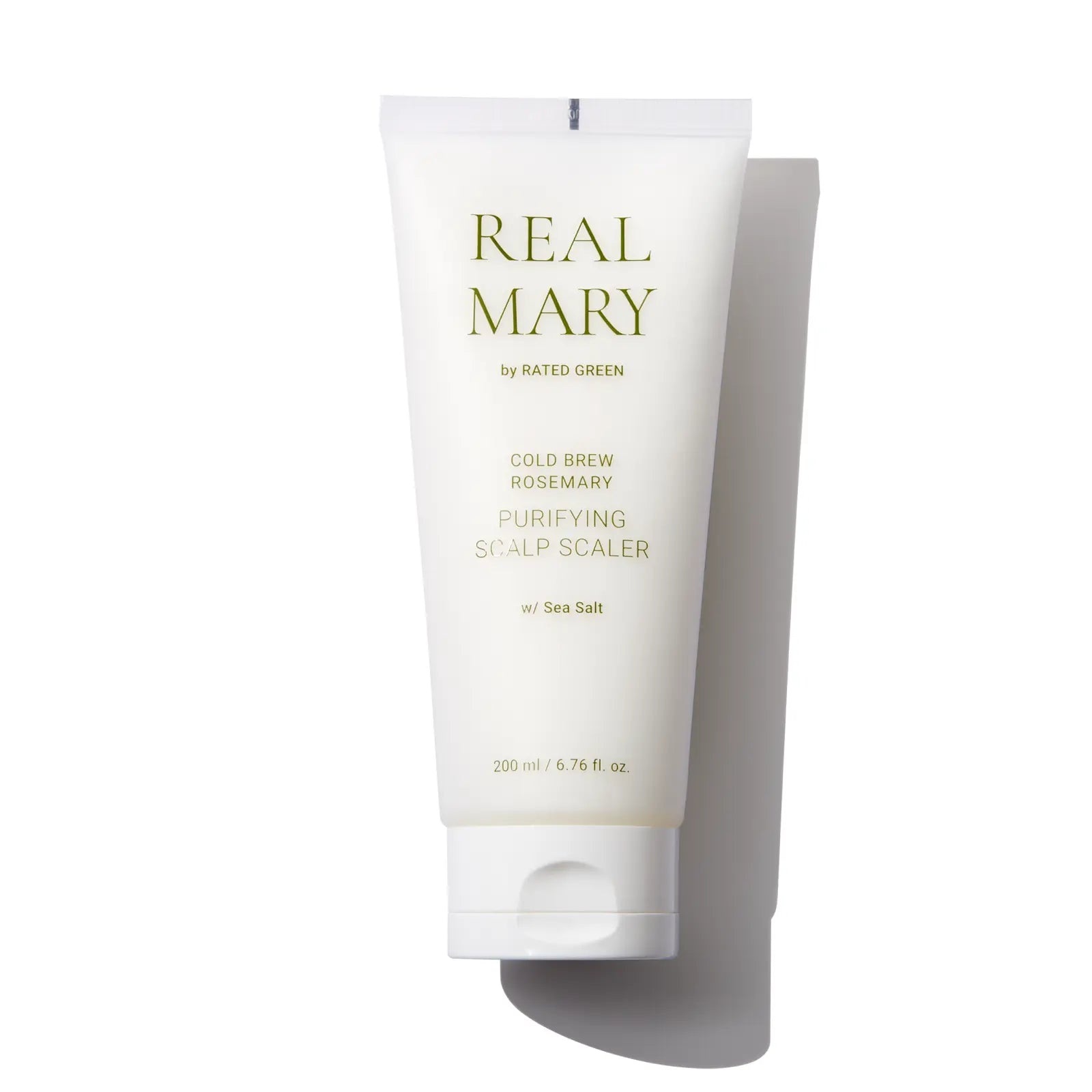 Очищуюча маска для шкіри голови з морською сіллю Real Mary Cold Brewed Rosemary Purifying Scalp · Rated Green