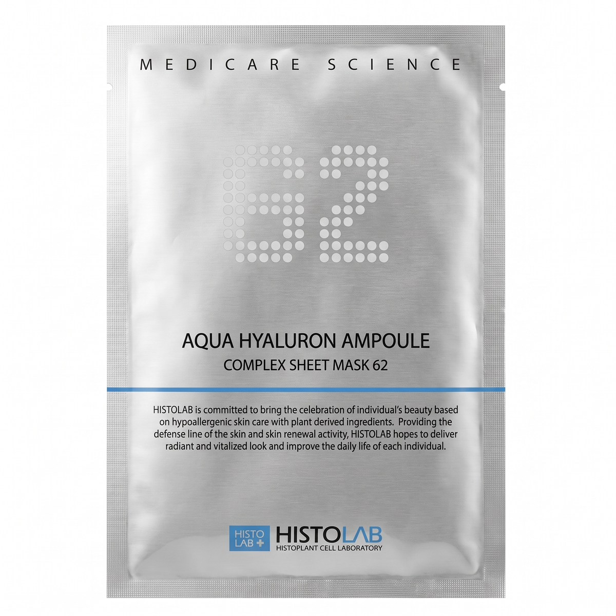 Зволожуюча тканинна маска з гіалуроновою кислотою Aqua Hyaluron Ampoule Complex Sheet Mask · Histolab