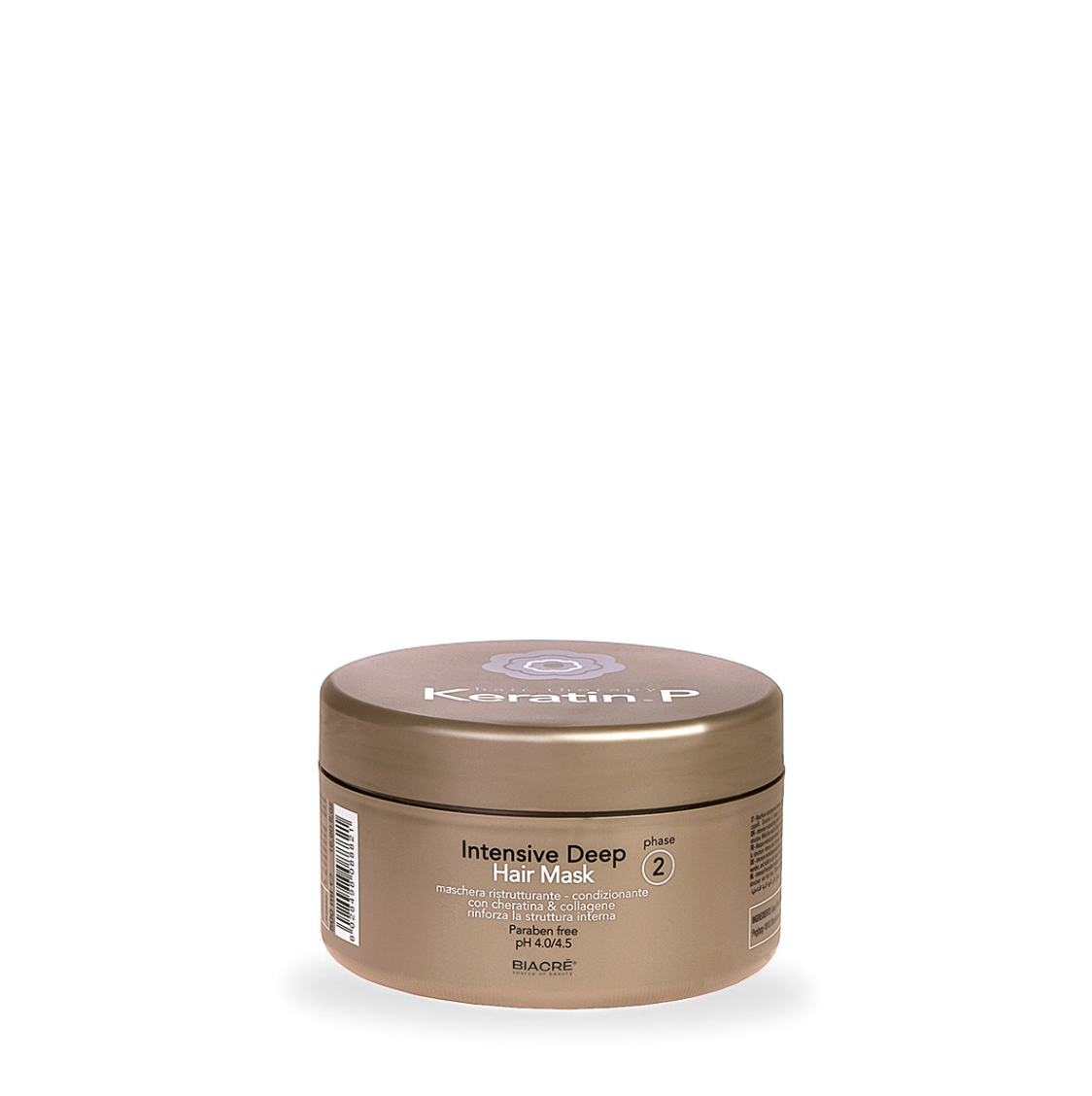 Інтенсивна відновлювальна маска з кератином і колагеном Keratin.P Intensive Deep Hair Mask · Biacrè