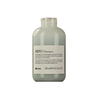 Шампунь для блиску та збереження кольору фарбованого волосся MINU Shampoo · Davines