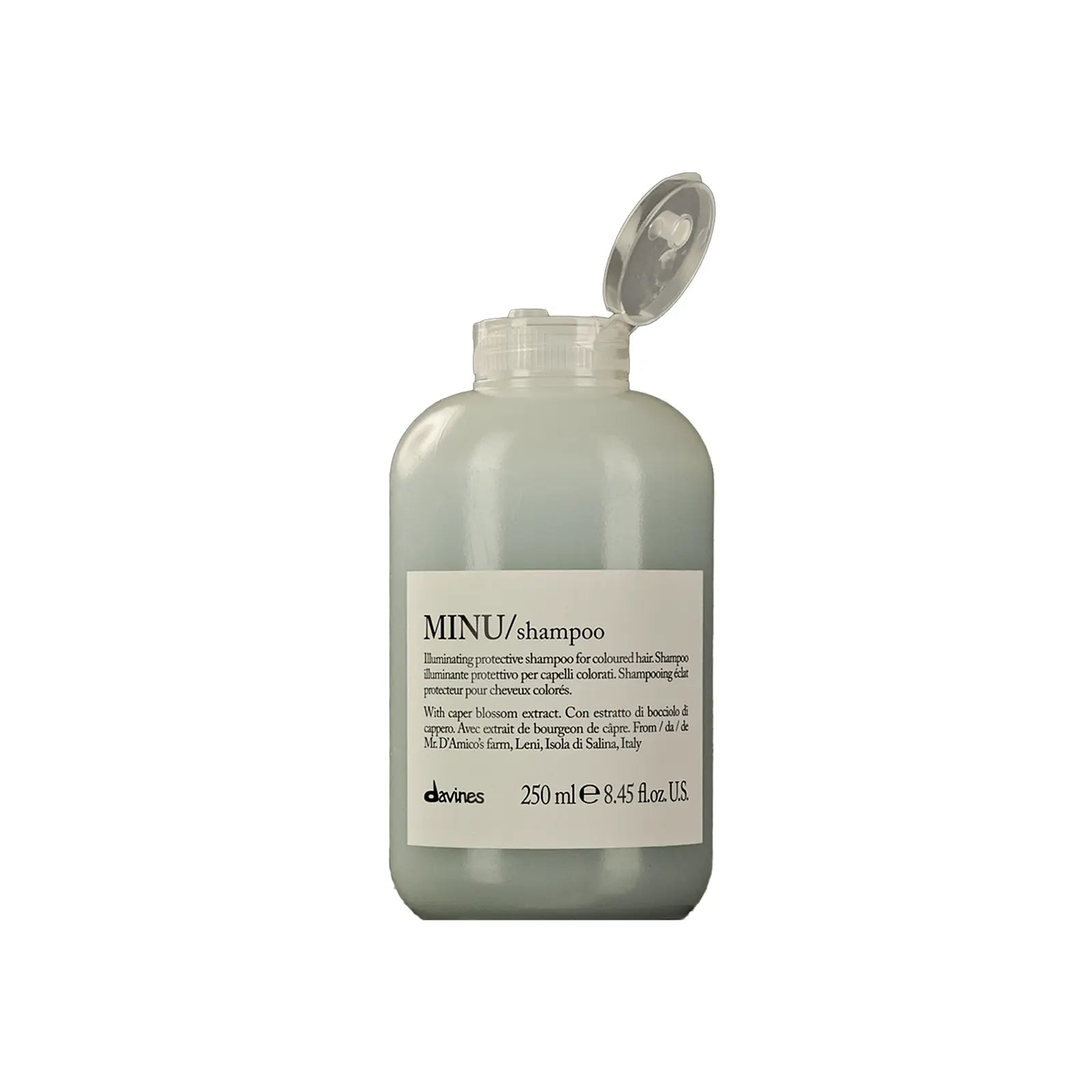Шампунь для блиску та збереження кольору фарбованого волосся MINU Shampoo · Davines