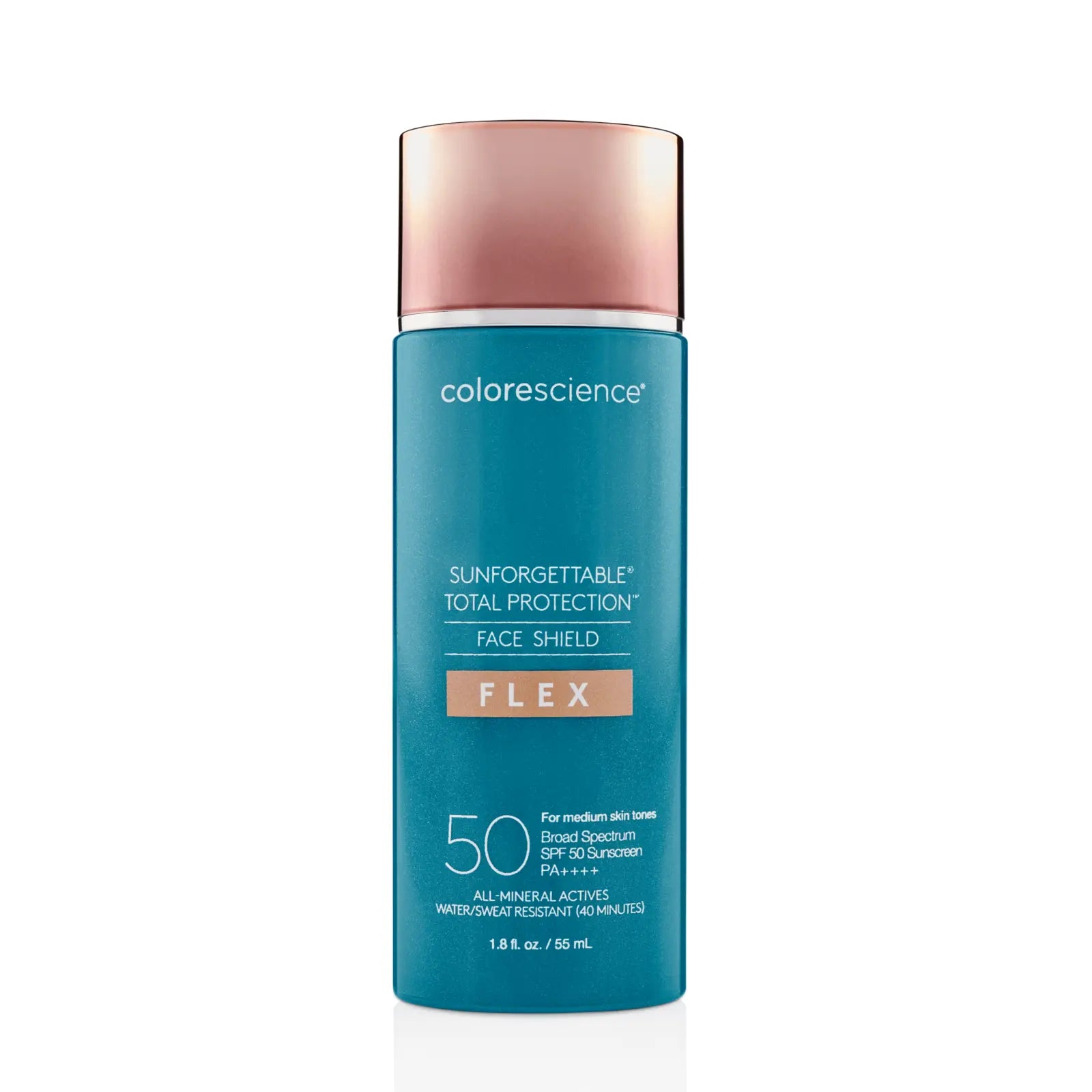 Сонцезахисний крем для обличчя з адаптивним тоном SPF 50 Sunforgettable Total Protection Face Shield Flex · Colorescience