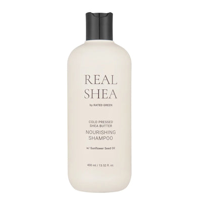 Поживний шампунь з маслом ши Real Shea · Rated Green
