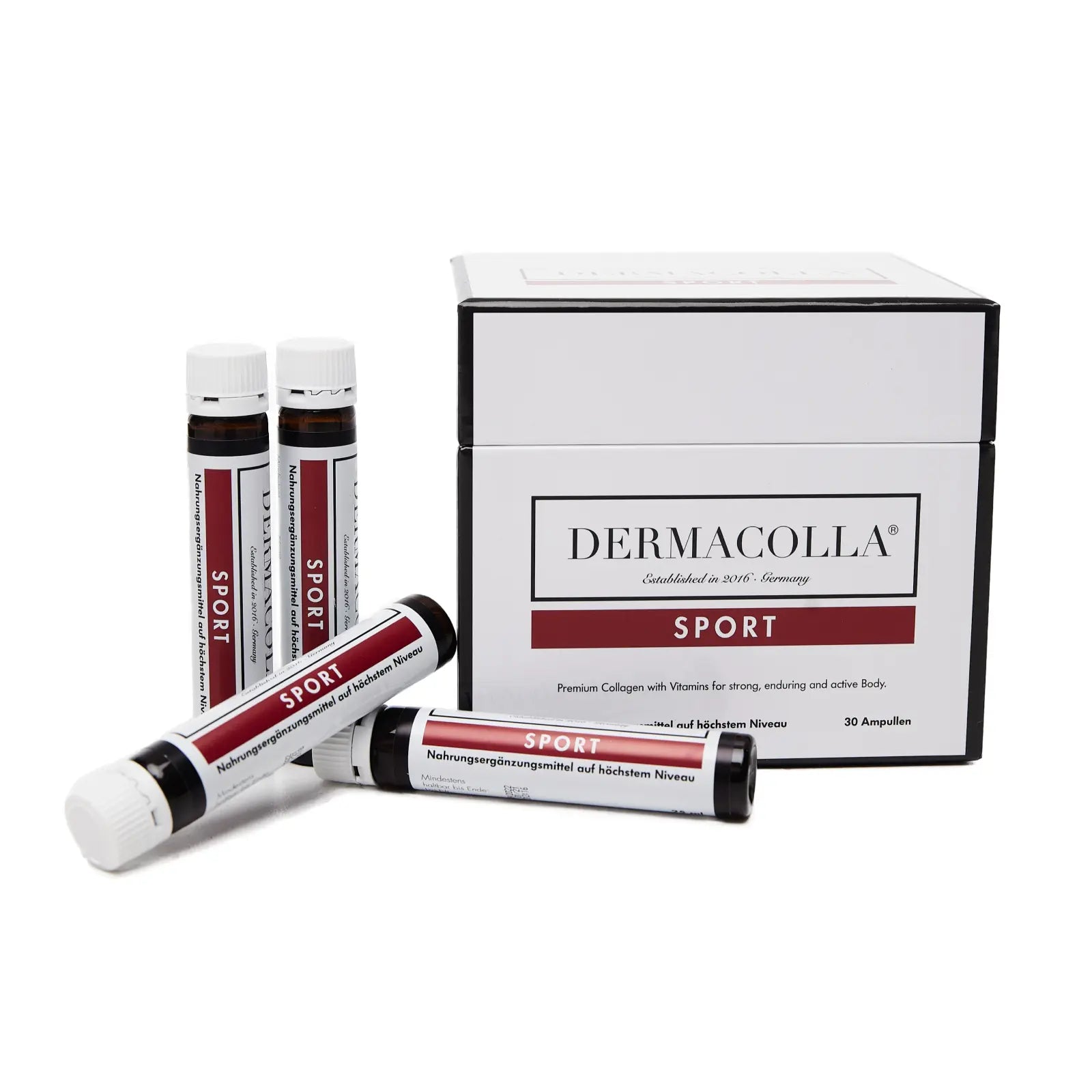 Вітаміни для підтримки енергії та фізичної витривалості Sport Dermacolla (30 ампул)