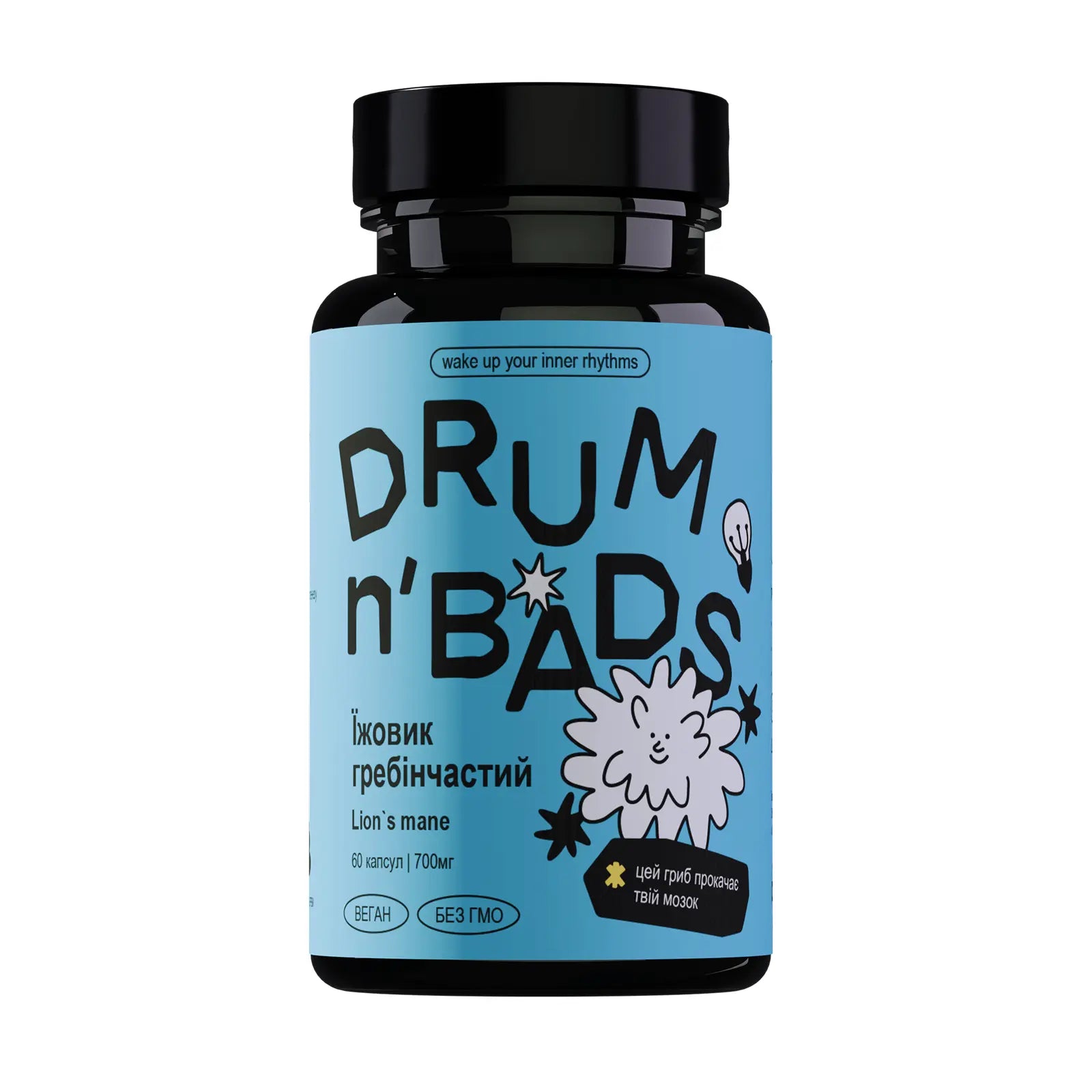 Їжовик гребінчастий (Hericium) для підтримки когнітивних функцій · Drum N Bads