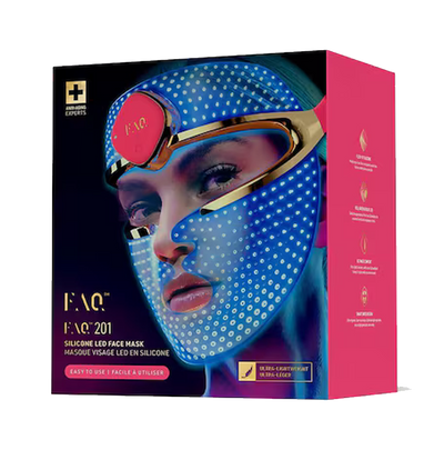 Силіконова LED-маска для обличчя FAQ™ 201 Silicone LED Face Mask · FOREO