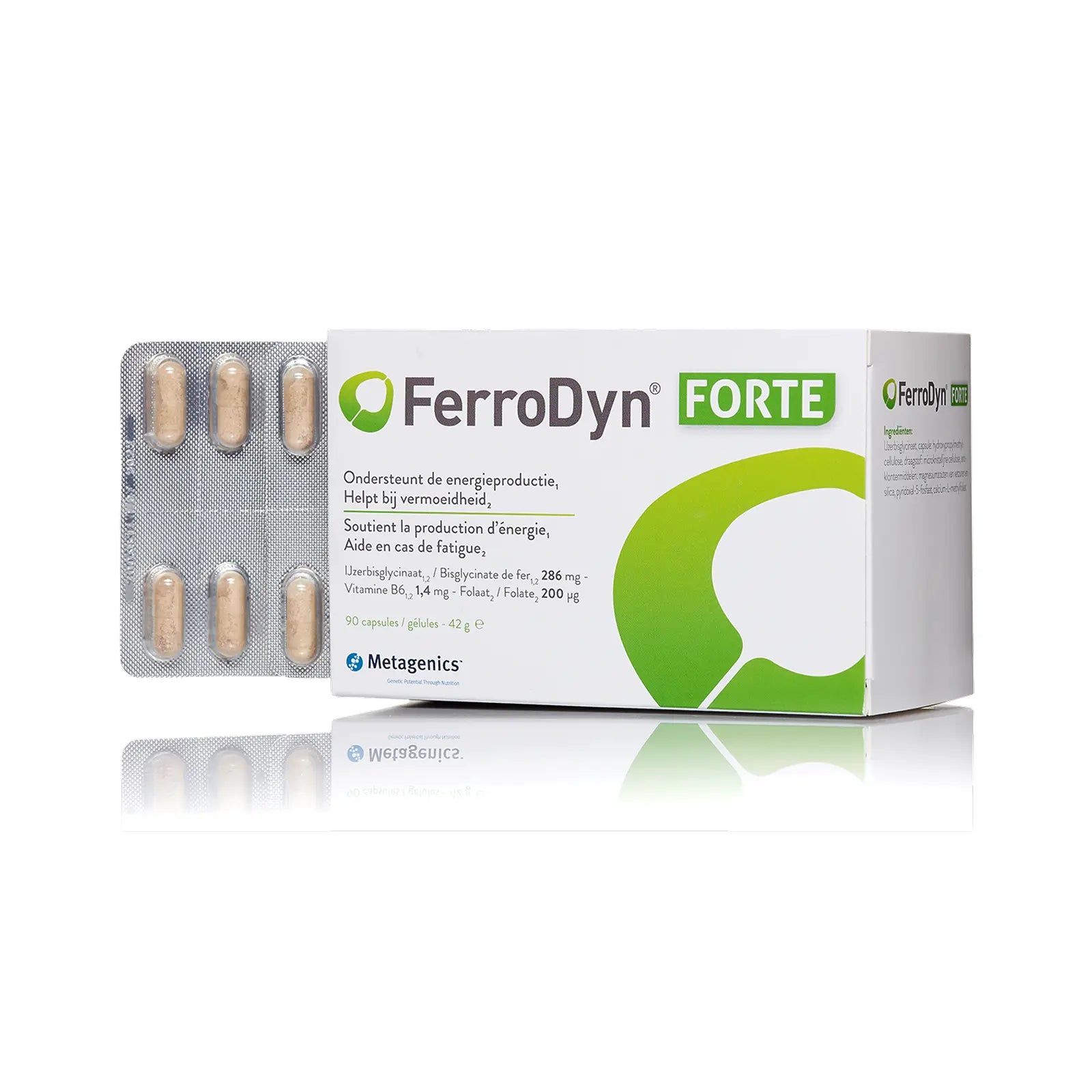 Залізо для підтримки кровотворення FerroDyn Forte · Metagenics