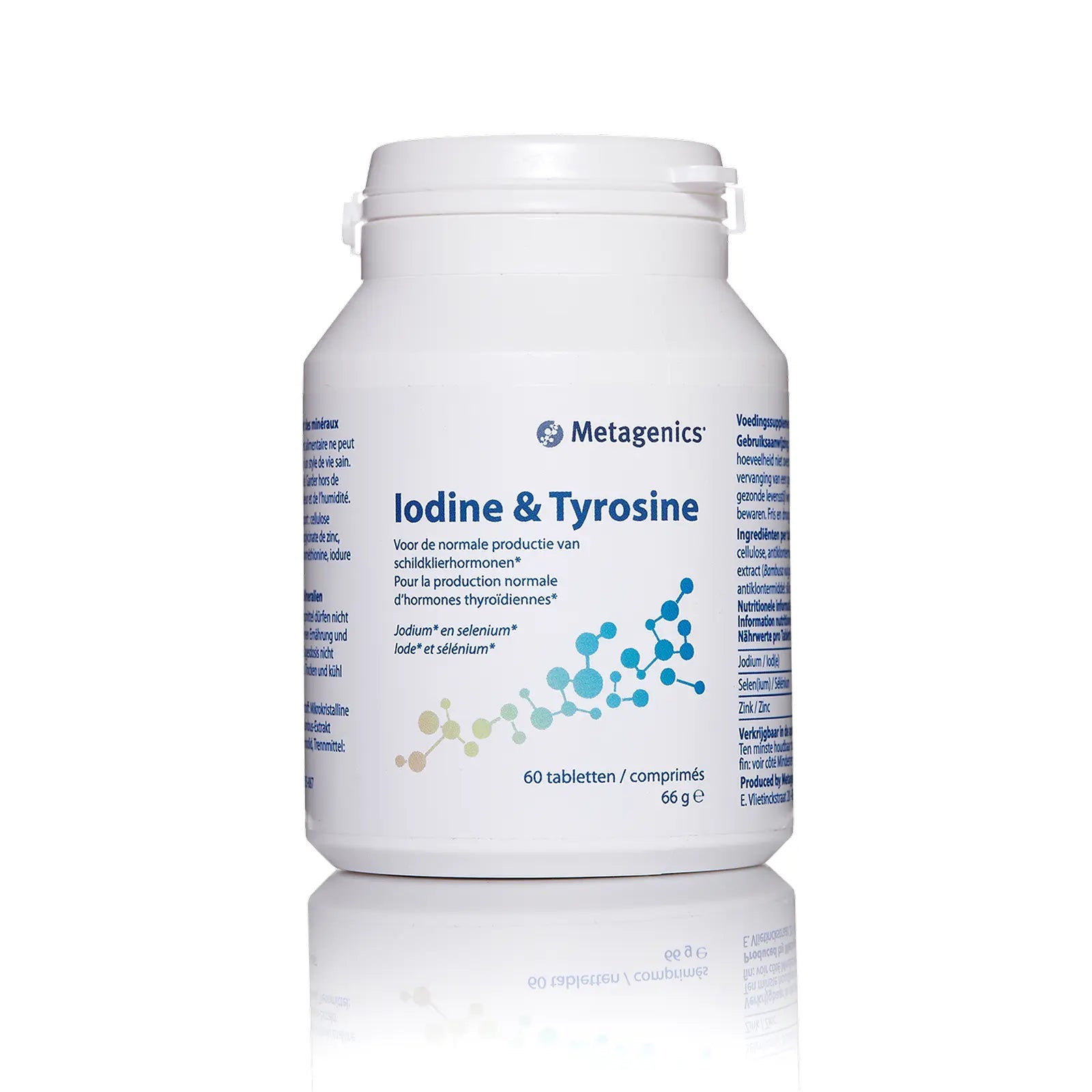 Йод з тирозином для підтримки щитоподібної залози Iodine Tyrosine · Metagenics