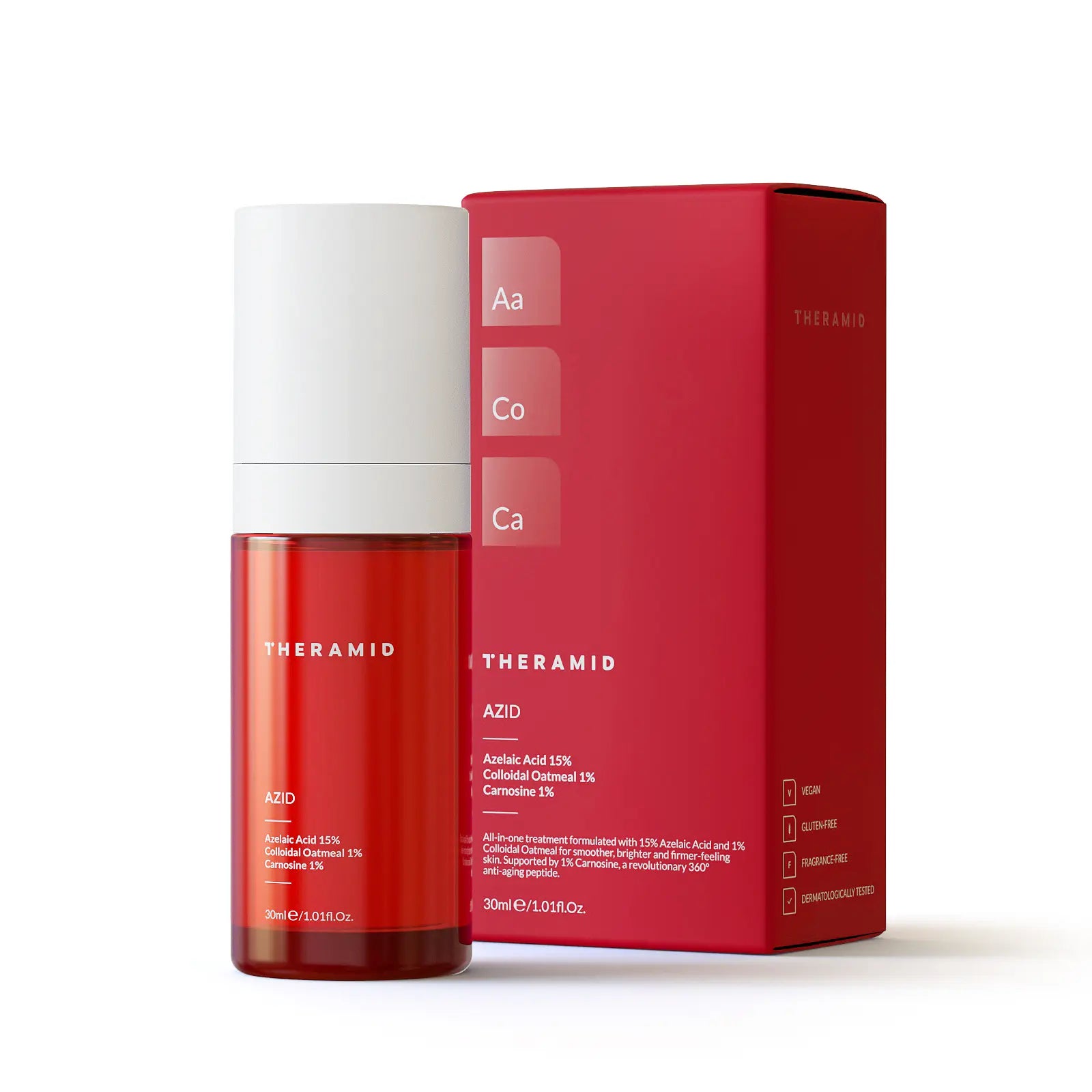 Активна сироватка з азелаїновою кислотою Azelaic Acid 15% · Theramid