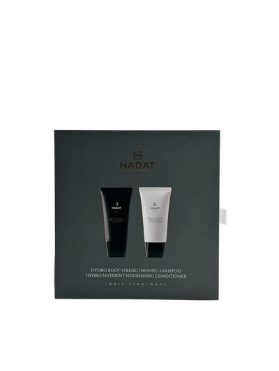 Комбо для зміцнення та живлення волосся Hydro Root Strengthening Shampoo + Hydro Nutrient Nourishing Conditioner · Hadat