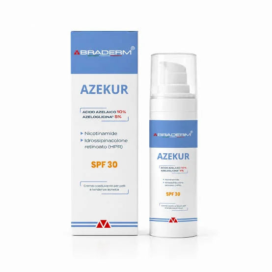 Крем для проблемної шкіри з азелаїновою кислотою 10% Azekur Cream · Braderm