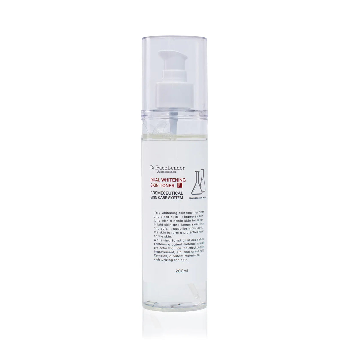 Подвійний освітлюючий тонер проти пігментації Dual Whitening Skin Toner · Dr.PaceLeader