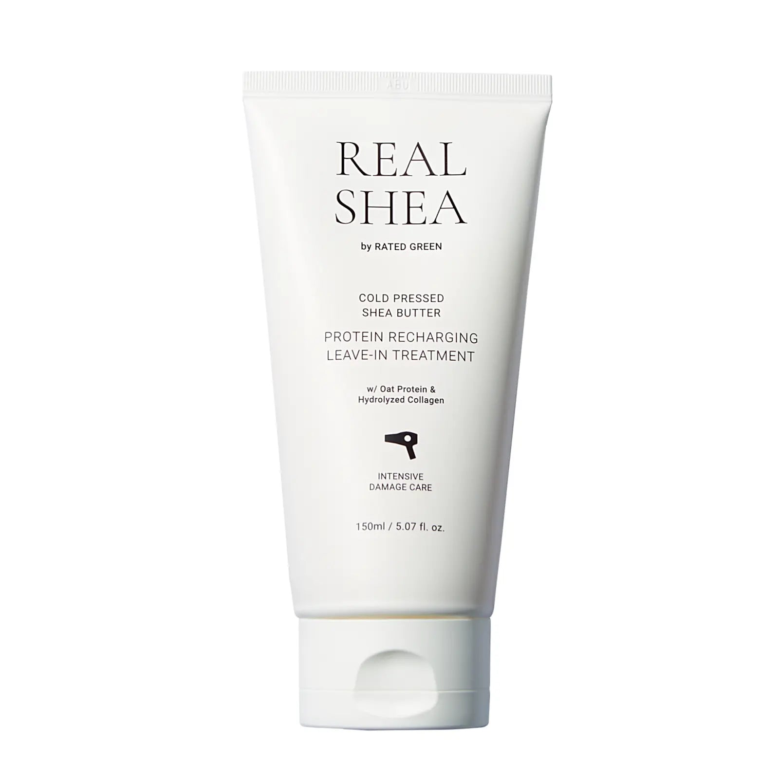 Відновлюючий термозахисний крем для волосся Real Shea Protein Recharging · Rated Green